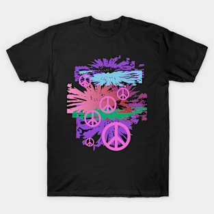 We want peace in pink T-Shirt